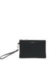 V73 Logo-lettering Clutch Bag In Black