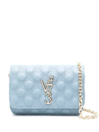 V73 Logo-lettering Cross Body Bag In Blue