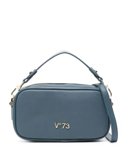 V73 Logo-lettering Cross Body Bag In Blue