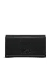 V73 Logo-lettering Wallet In Black