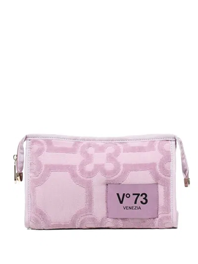 V73 Logo-patch Clutch Bag