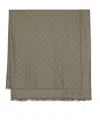 V73 Logo-pattern Scarf In Green