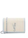 V73 Logo-plaque Satchel Bag In Neutrals