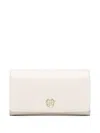 V73 Logo-plaque Wallet In Neutrals