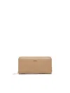 V73 Zip-around Wallet In Neutral