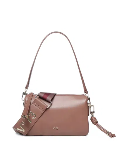 V73 Logo-plaque Knotted Tote Bag In Pink