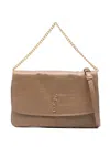 V73 Loouise Logo Chain Tote Bag In Brown