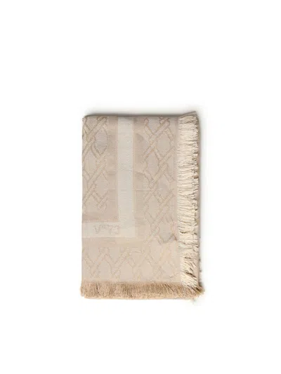 V73 Margaret Scarf In White