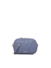 V73 Margaret Shoulder Bag In Eco-leather In Denim