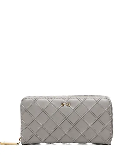 V73 MATELASSÉ ZIP-AROUND WALLET
