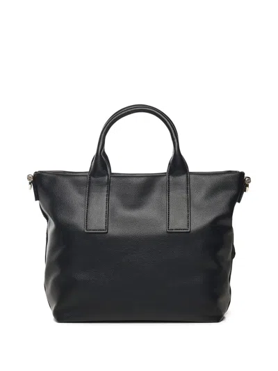 V73 Matilda Detachable-charm Tote Bag In Black