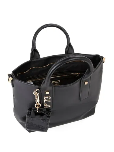 V73 Matilda Logo-lettering Tote Bag In Black