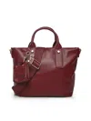 V73 Matilda Shopping Bag In Burgundy