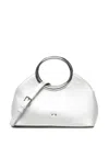 V73 METALLIC-EFFECT TOTE BAG