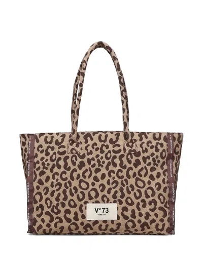 V73 Milene Tote Bag In Brown