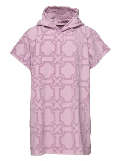 V73 Monogram Beach Dress In 紫色