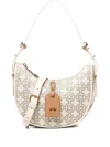 V73 Monogram Shoulder Bag In Neutrals