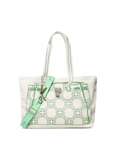V73 Must Canvas Tote Bag In Green