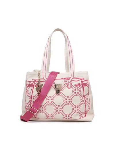 V73 Must Logo-print Tote Bag In Fuchsia