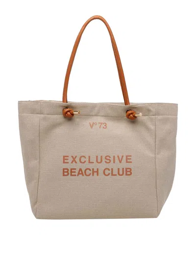 V73 V°73 Natural Exclusive Tote Bag In Neutral