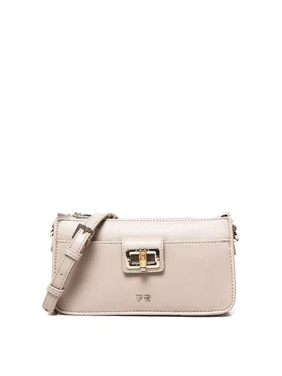 V73 Nefertiti Shoulder Bag In Nude & Neutrals