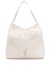 V73 Nyala Motif-embroidered Tote Bag In Neutrals