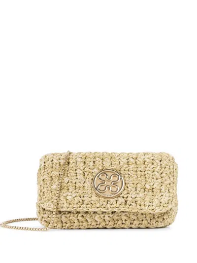 V73 Pattina Greta Shoulder Bag In Nude