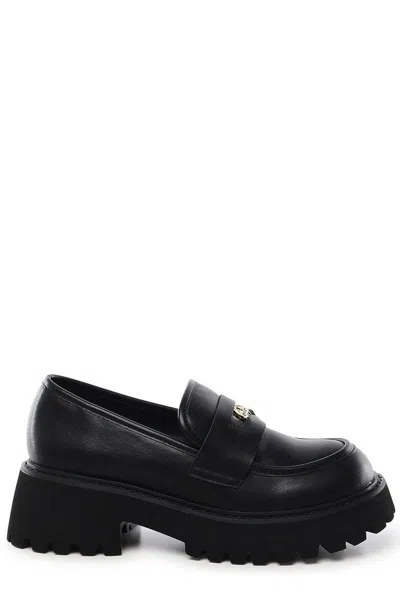 V73 Raja Moccasins In Black