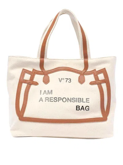 V73 Responsability Must Handbag In Beige