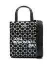 V73 Responsibility Cross Body Bag In 黑色
