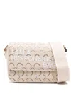 V73 Responsibility Logo Crossbody Bag In White