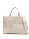V73 Responsibility Logo Tote Bag In 白色