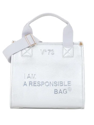 V73 Responsibility Now Tote Bag In White
