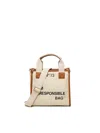 V73 Responsibility Tote Bag In Canvas