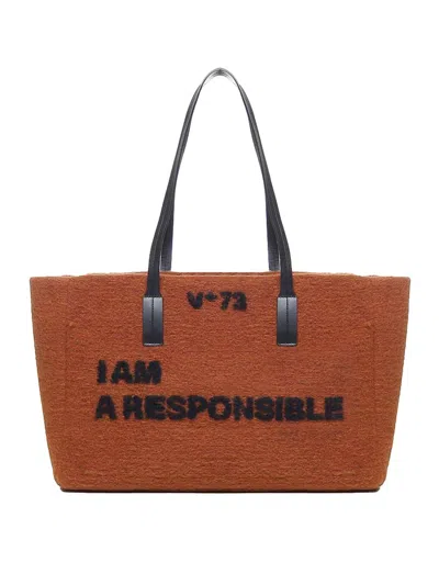 V73 Responsibility Tote Bag In Brown