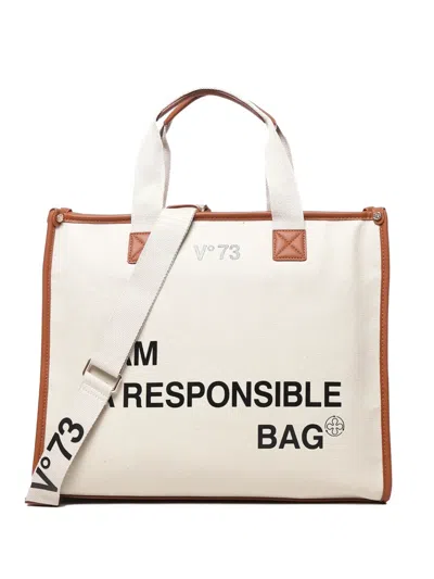 V73 Responsibility Tote Bag In Neutral
