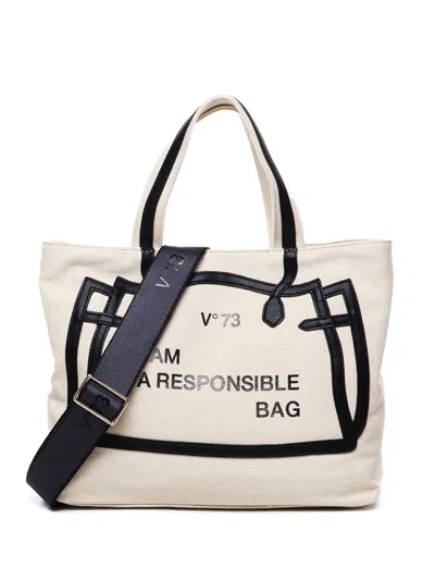 V73 Responsibility Tote Bag In Neutrals