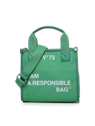 V73 Responsibility Tote Bag In Green