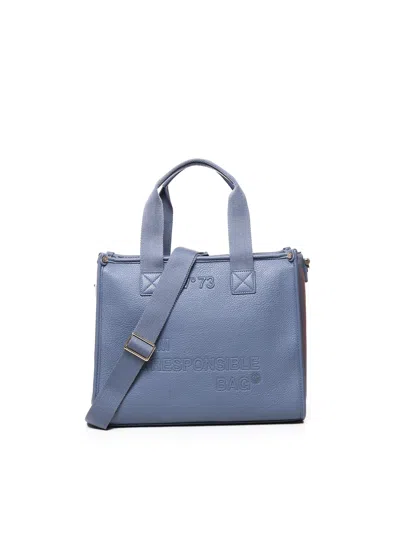 V73 Responsible Now Tote Bag In Blue