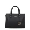 V73 V°73 女子s 手袋 生态皮革 黑色 In Black