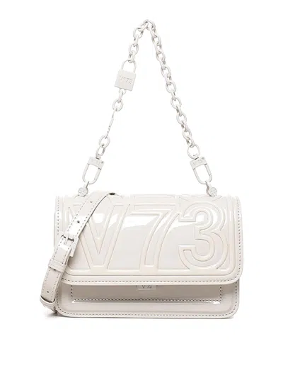 V73 Fox Crossbody Bag In Beige