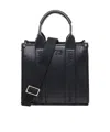 V73 Single-shoulder Tote In Black