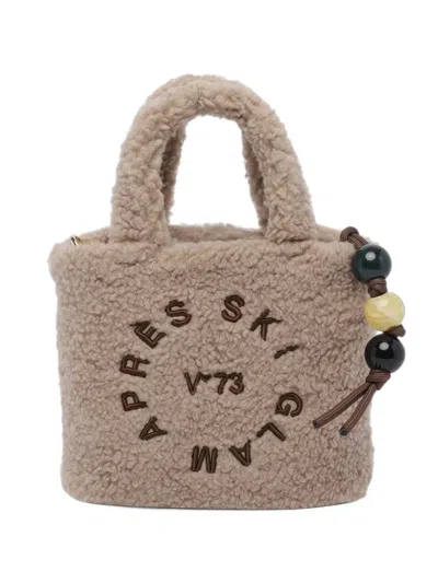 V73 Ski Glam Handbag In Neutral