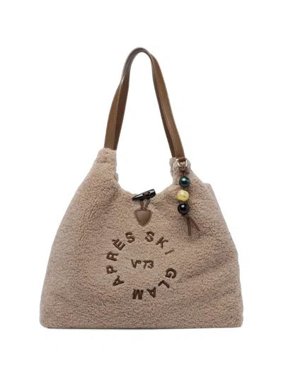 V73 Ski Glam Shoulder Bag In Gray