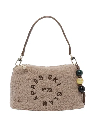 V73 Ski Glam Shoulder Bag In Neutral