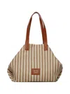 V73 Striped Shoulder Bag In Multi