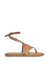 V73 Stud-embellished Wrap-around Sandals In Multi