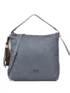 V73 Tassel Tote Bag In Blue