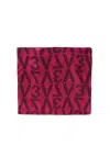 V73 Topazio Foulard In Silk In Bordeaux