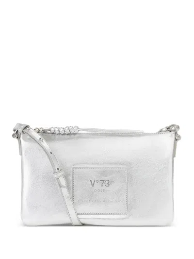 V73 Top-zip Shoulder Bag In Neutral